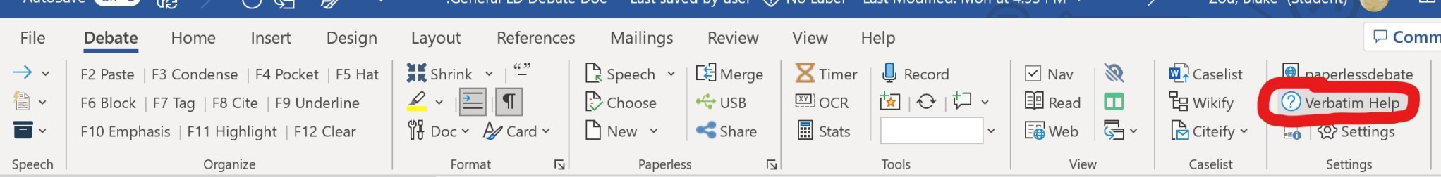 Formatting Evidence – LD Debate Prep